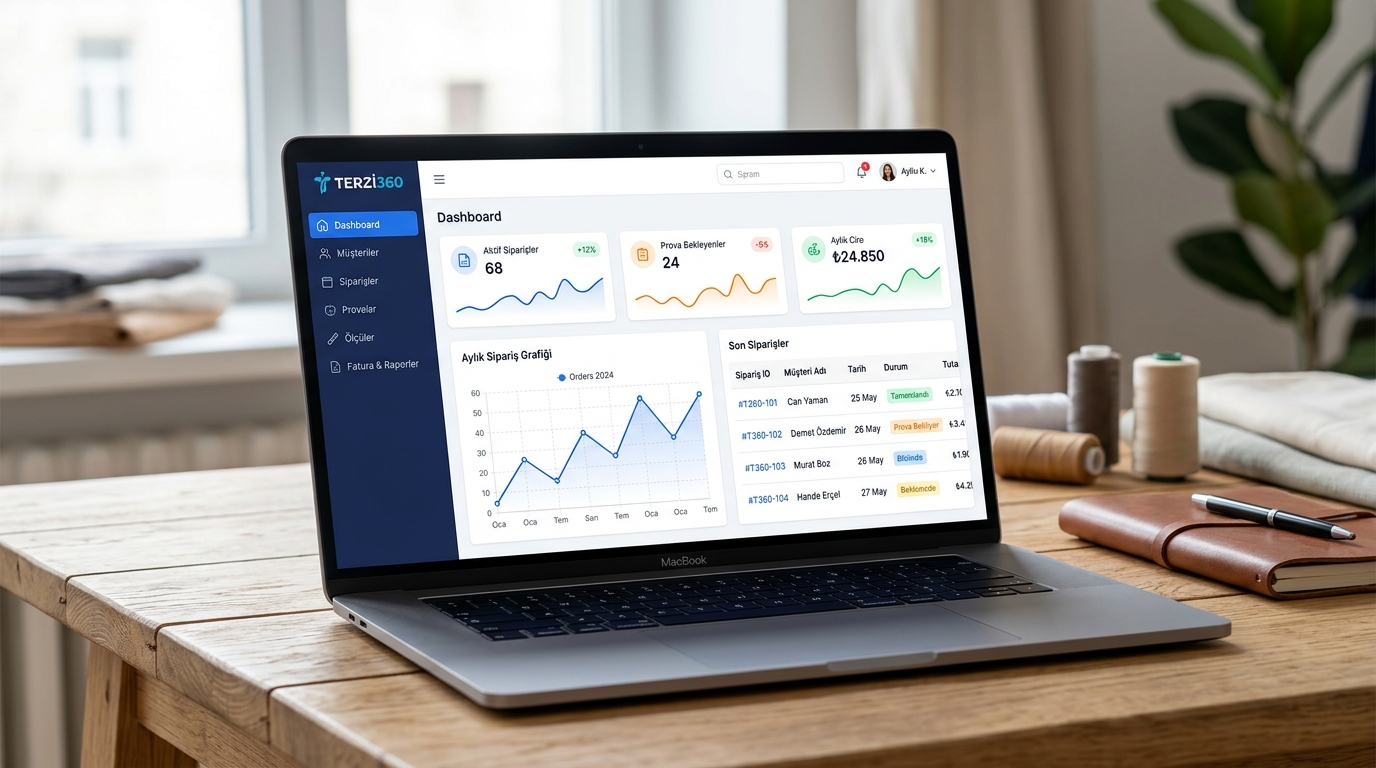Terzi360 Dashboard Mockup